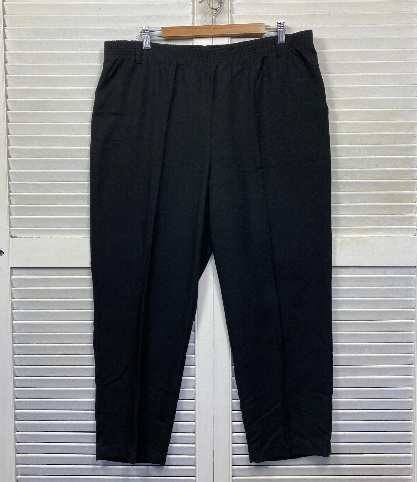 Millers Pants Size 20 Plus Black Pockets Elastic Waist