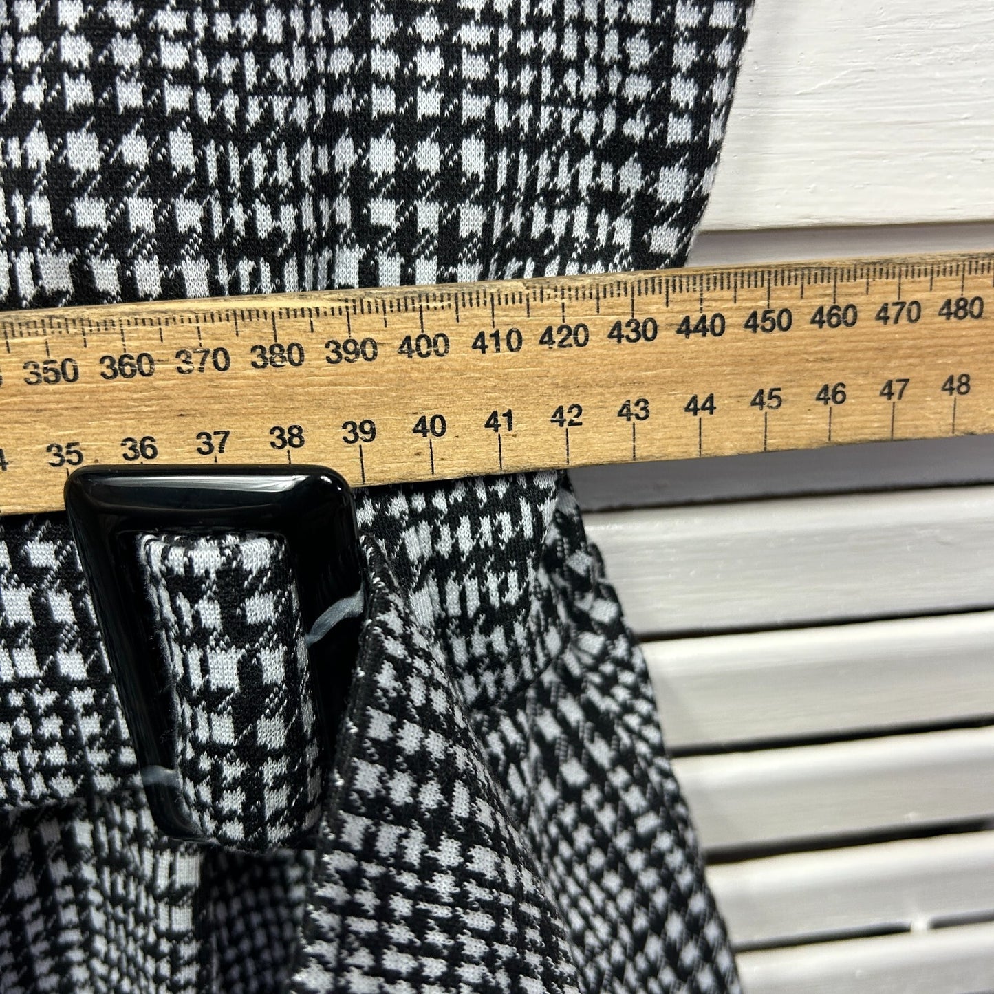 CCX City Chic Dress Size 14 XS Plus Grey Sleeveless Check