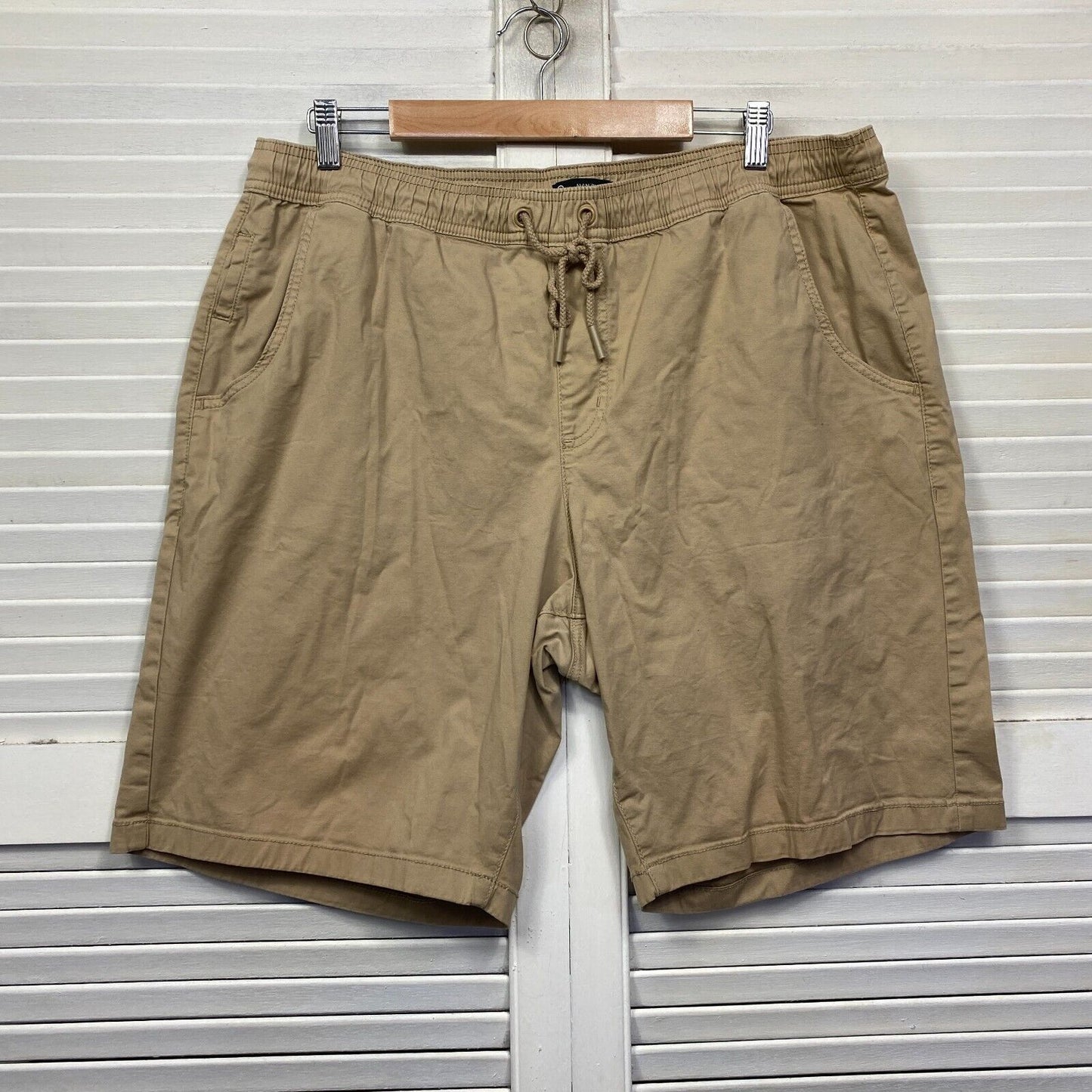 Target Man Shorts Size 4XL Plus Tan Pockets Cotton Big & Tall