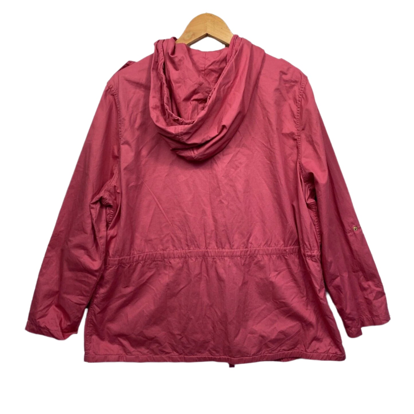 Capture Windbreaker Jacket 20 Plus Pink Hooded Pockets