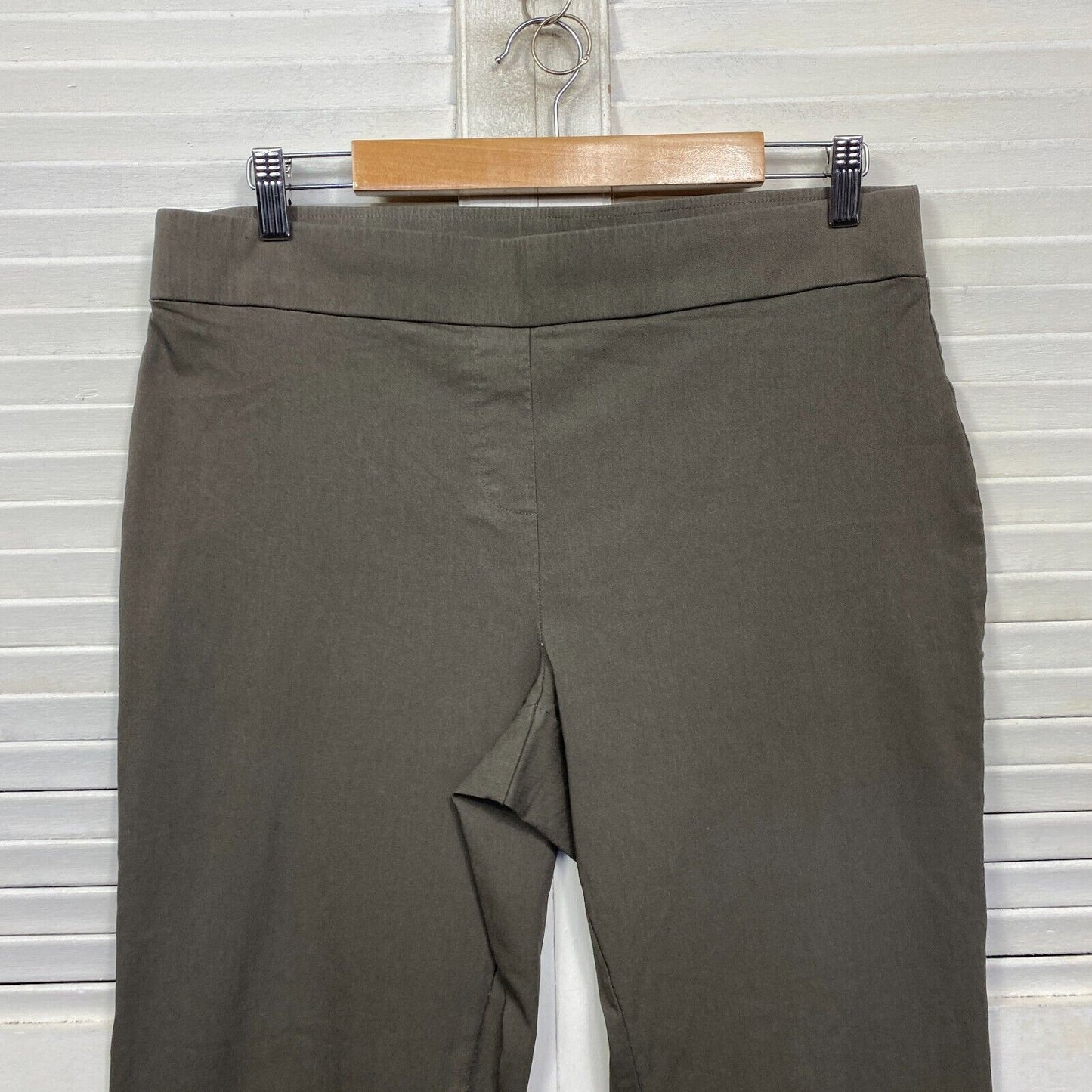 Suzanne Grae Pants Size Large Pull On Viscose Blend Stretch