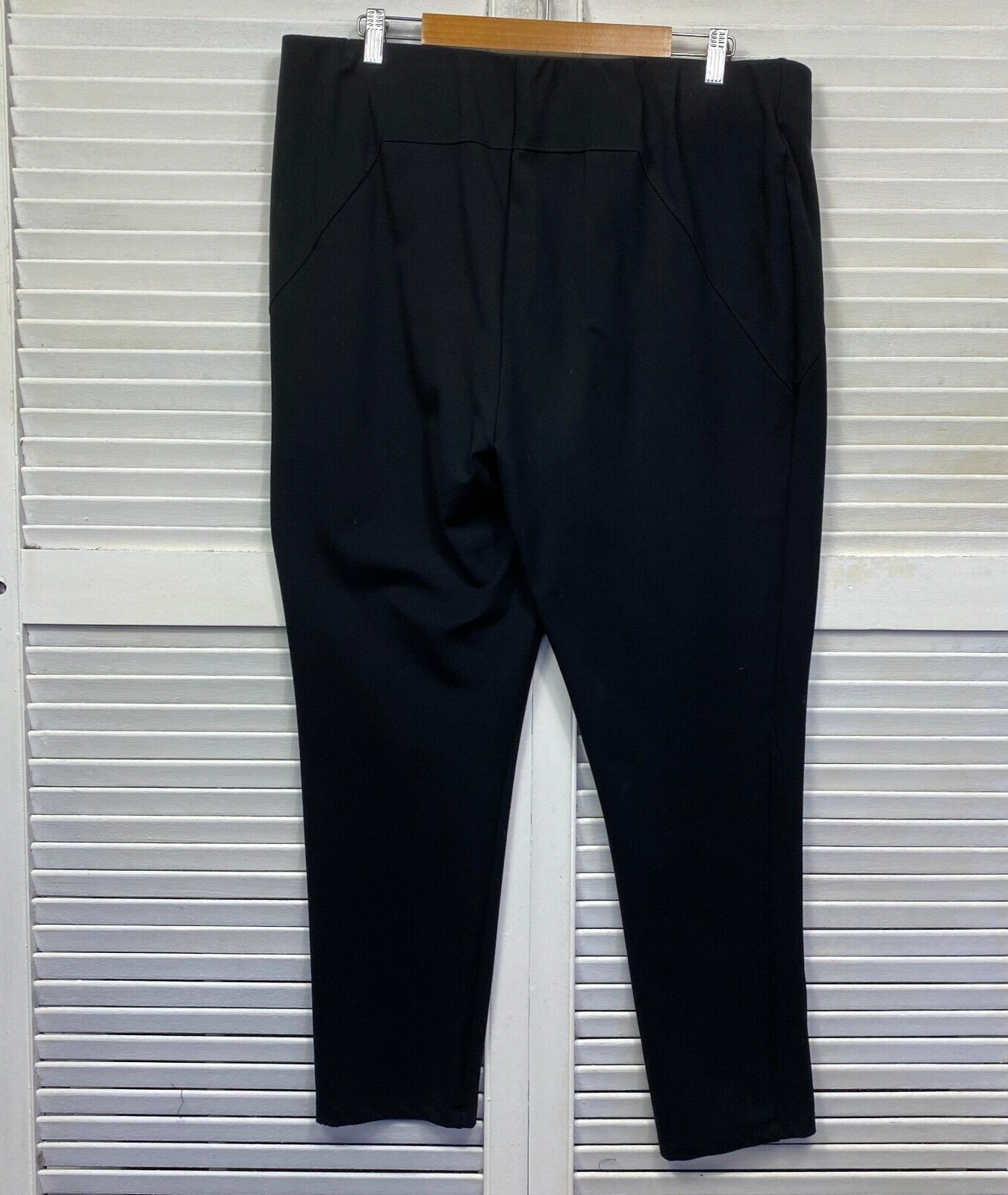 Katies Pants Size 2XL 18 Plus Black Pull On Office Workwear