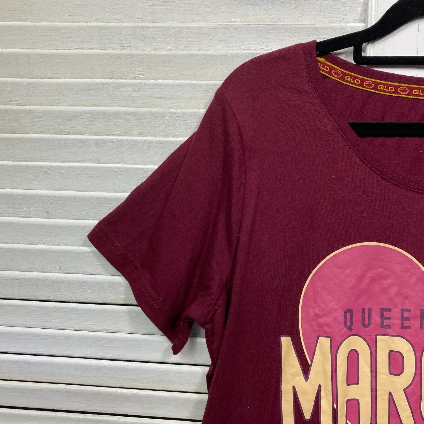 Queensland Maroons Womens Tshirt Size 14 NRL State of Origin New