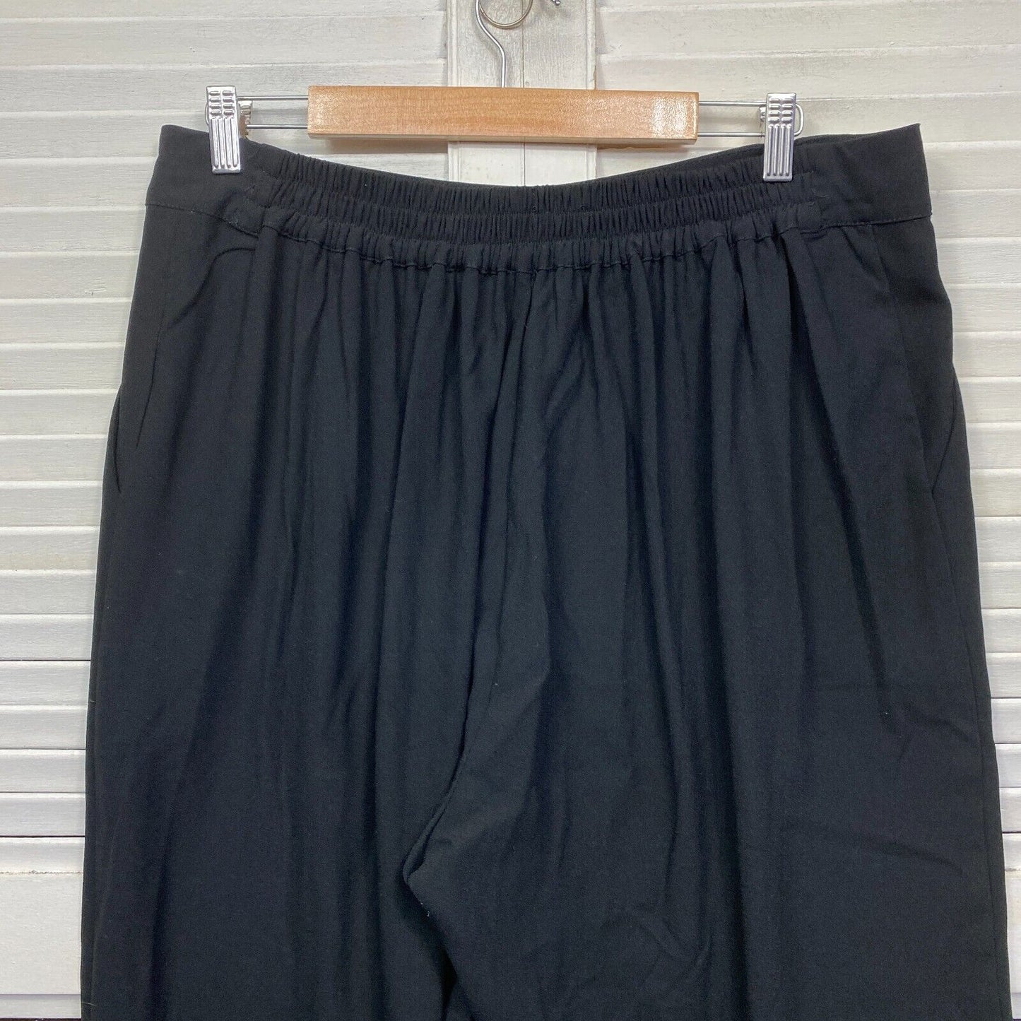 Target Curve Pants Size 16 Black Pockets Pleated Office Work Cocktail