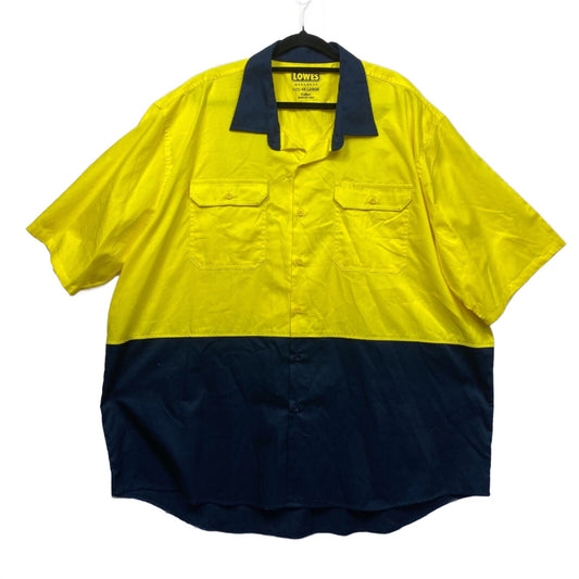 Lowes Workwear Shirt Mens 4XL Tradie Short Sleeve (Like New)