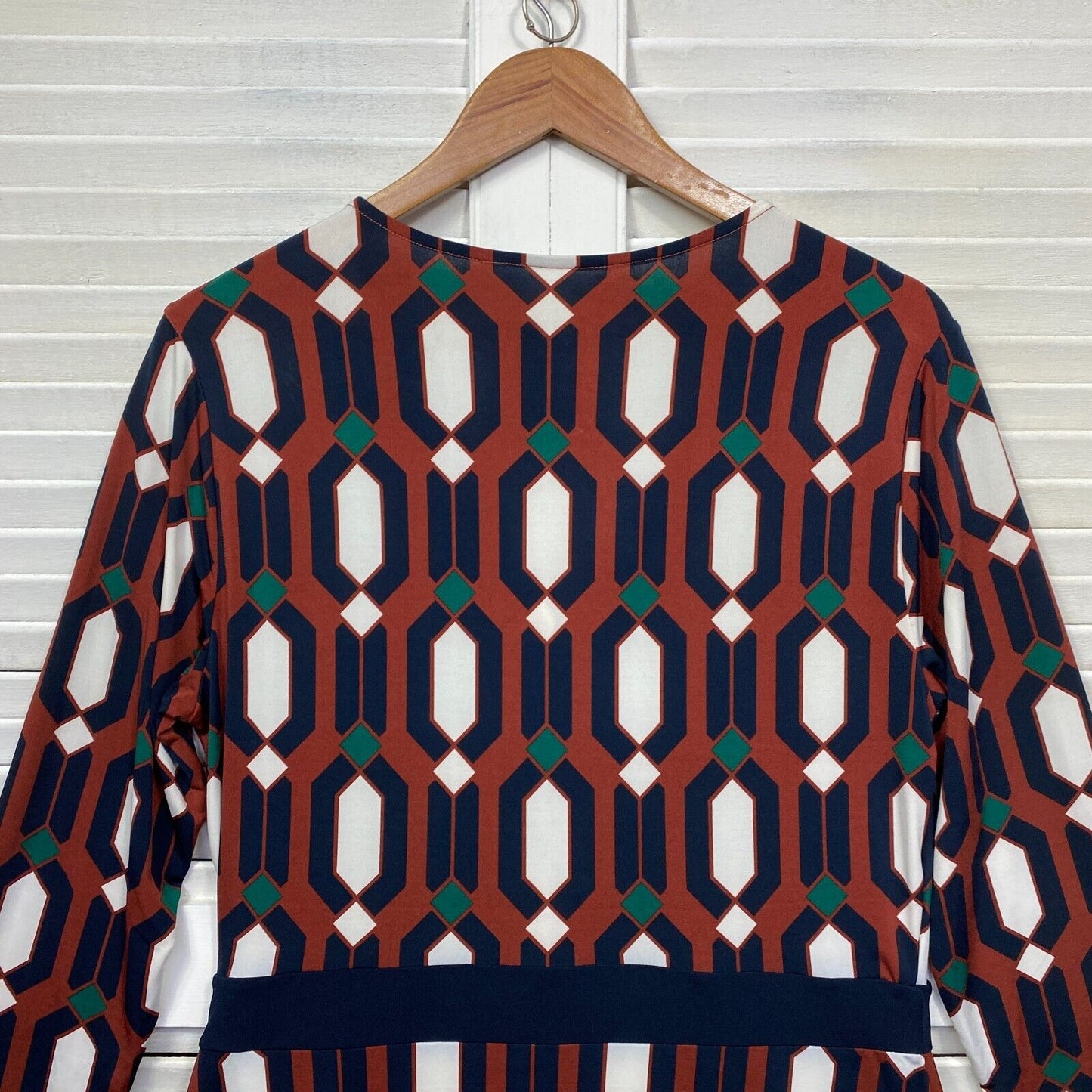 Preview Dress Size 14 Multicoloured Long Sleeve Long Length Lined