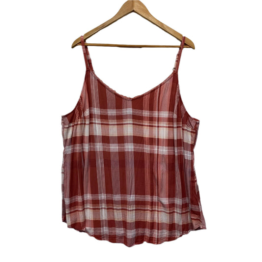 Torrid Top Size 3 18 20 Check Tank Sleeveless Rayon