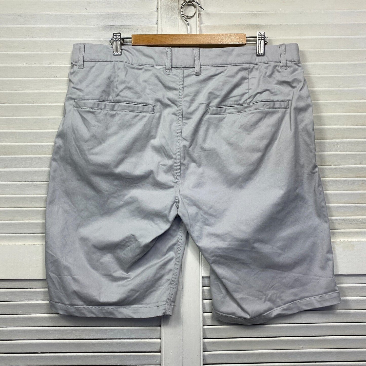 Johnny Bigg Shorts Size 38 Plus Grey Pockets Big Tall Cotton