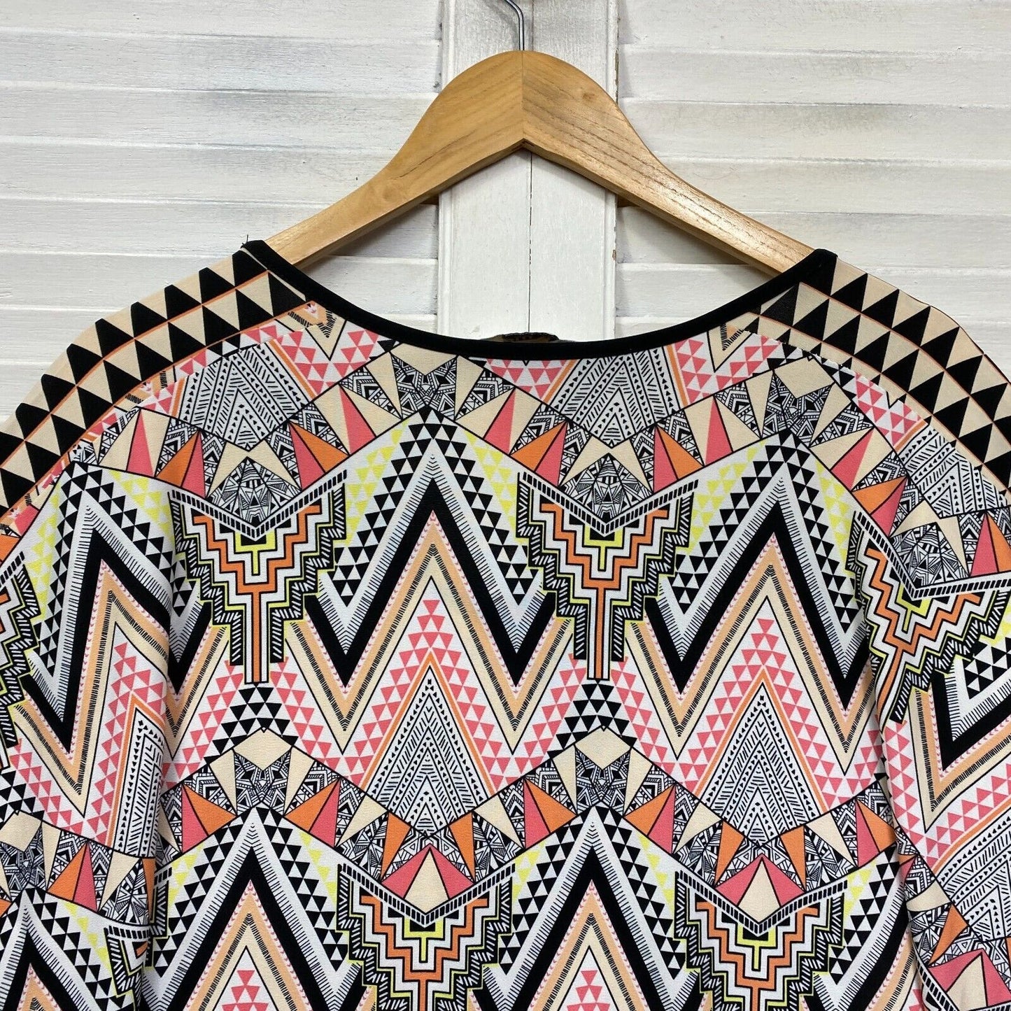 beme Top Size 18 Plus Medium Multicoloured Short Sleeve