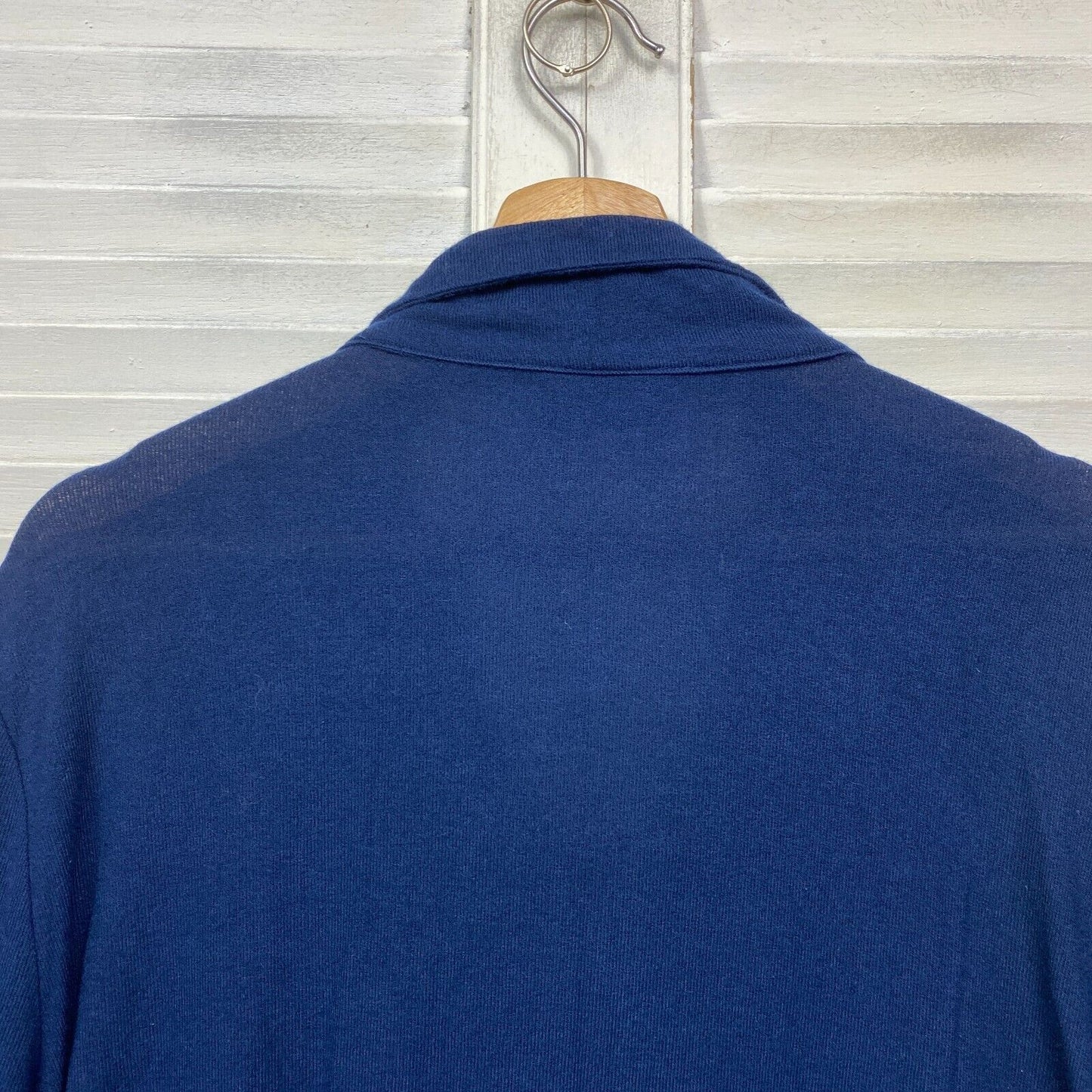 Merric Top Size 20 Plus Blue Full Zip Up Pockets Long Sleeve