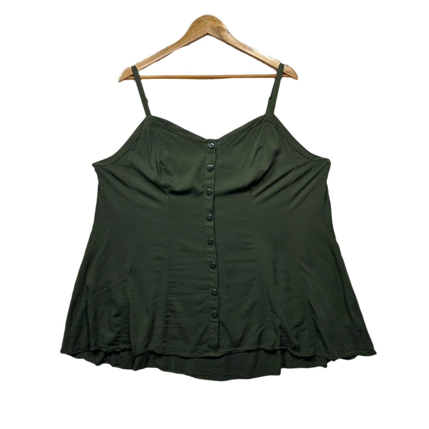 Torrid Top Singlet Size 24 26 Plus (3) Sleeveless Green