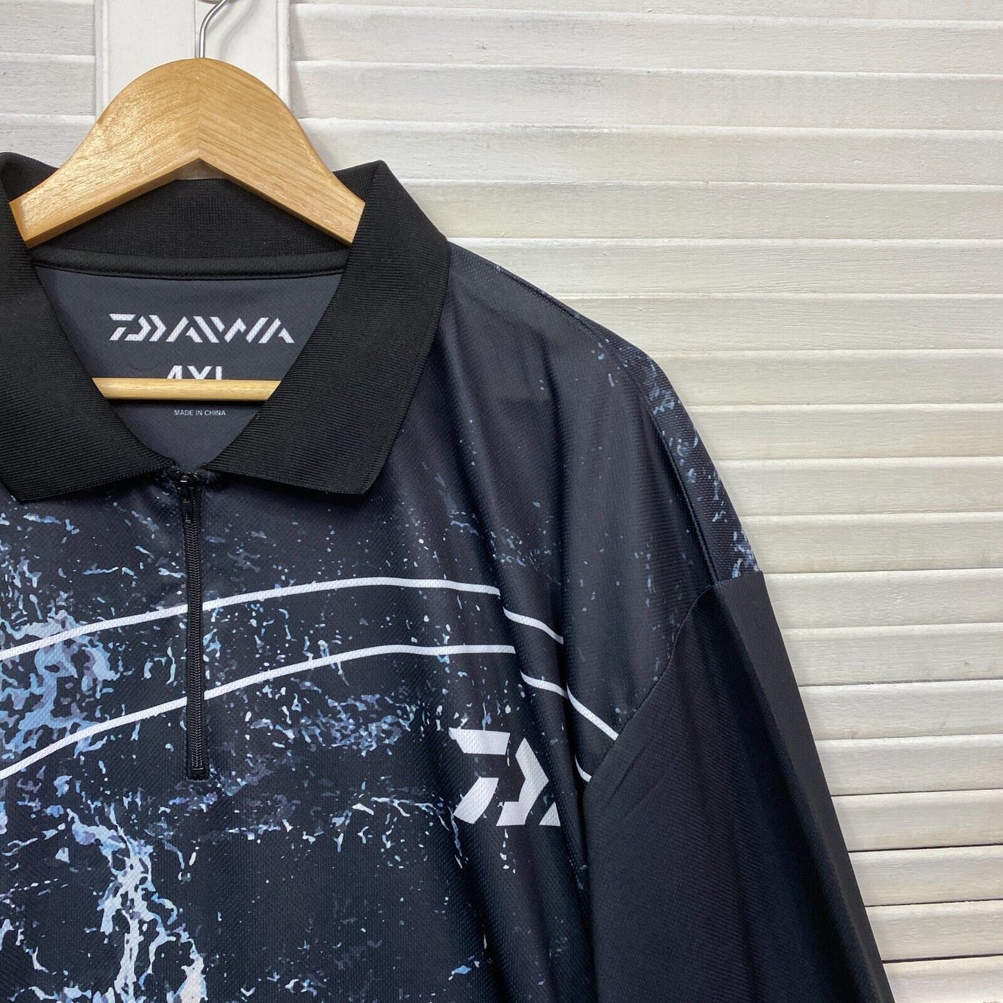 Daiwa Fishing Shirt Mens 4XL Long Sleeve Sun Protection Outdoor