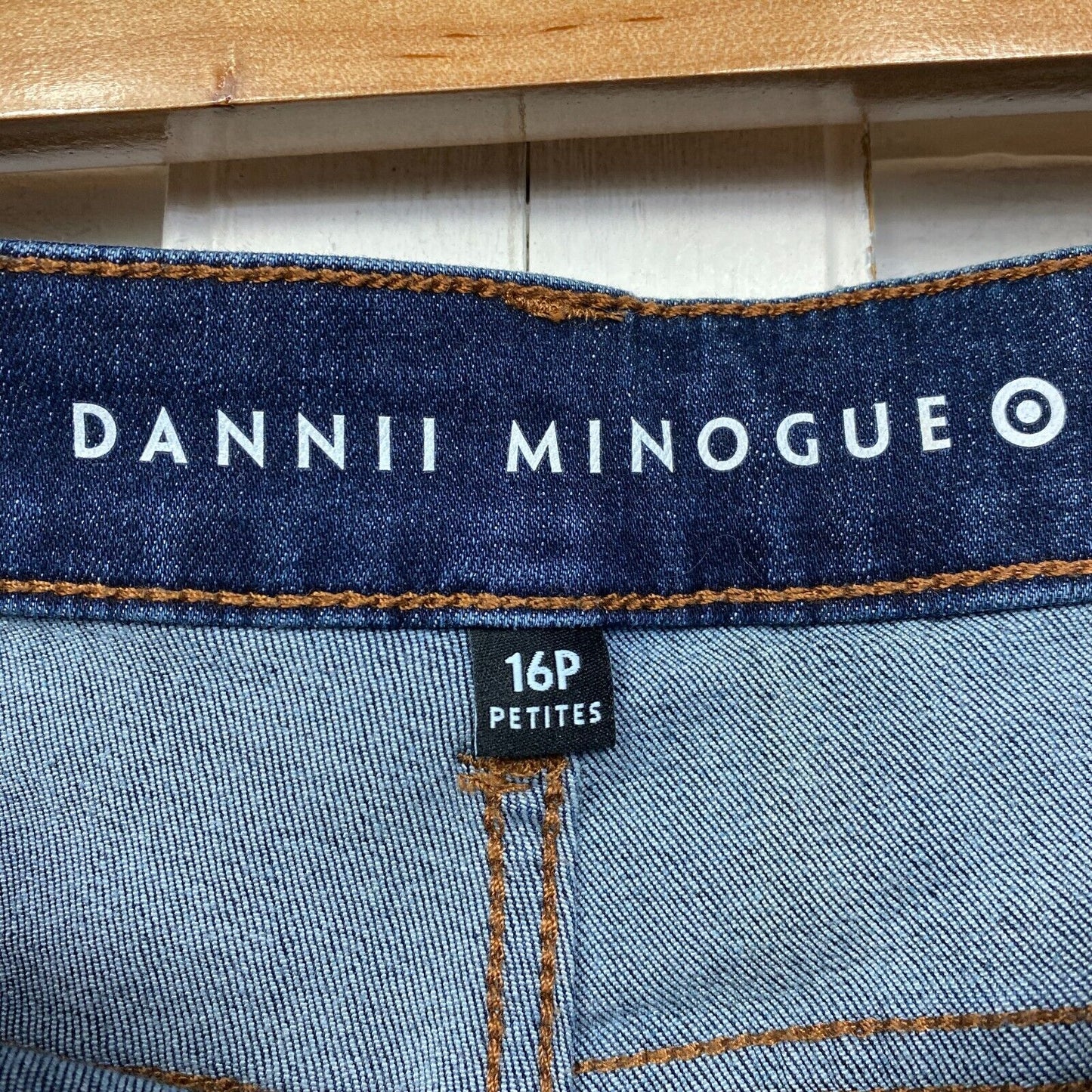 Dannii Minogue Jeans Pants Size 16 Petites Denim Blue Pockets