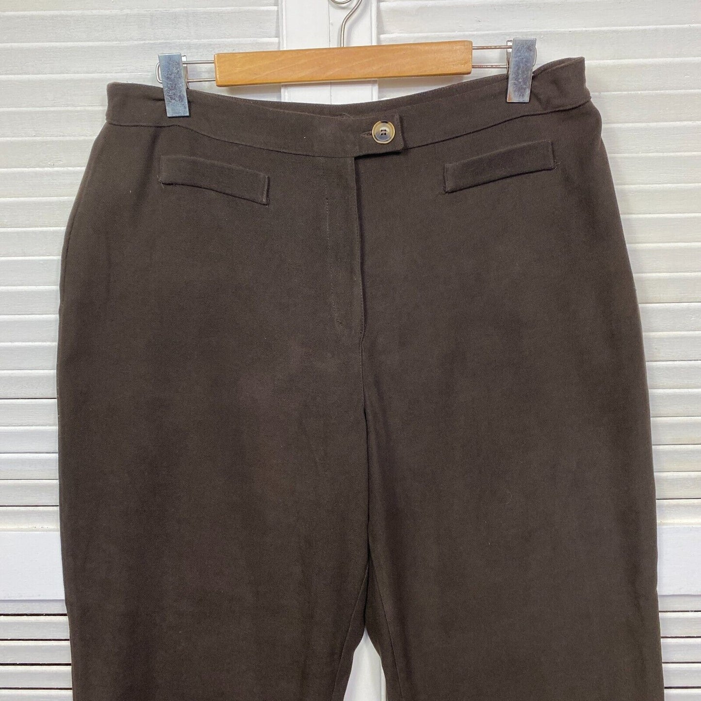 Vintage Pants Size 14 Chocolate Brown Made in Australia