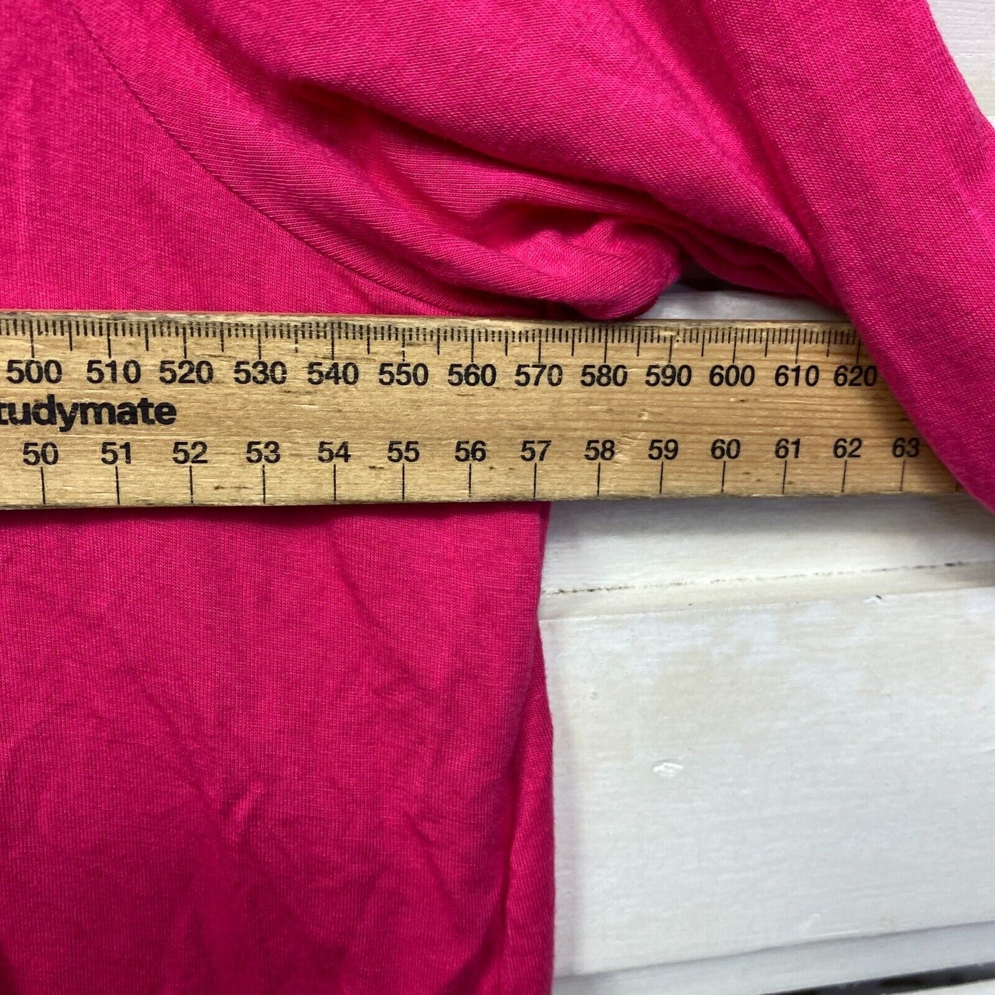 Taking Shape Top Size 16 Plus Pink Long Sleeve Pleated