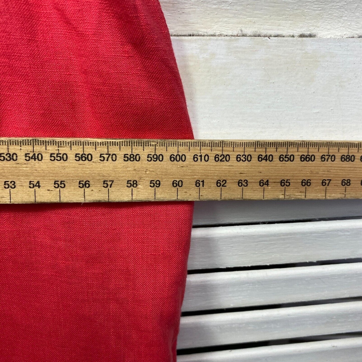 Target Linen Dress Size 16 Plus Red Sleeveless Pockets