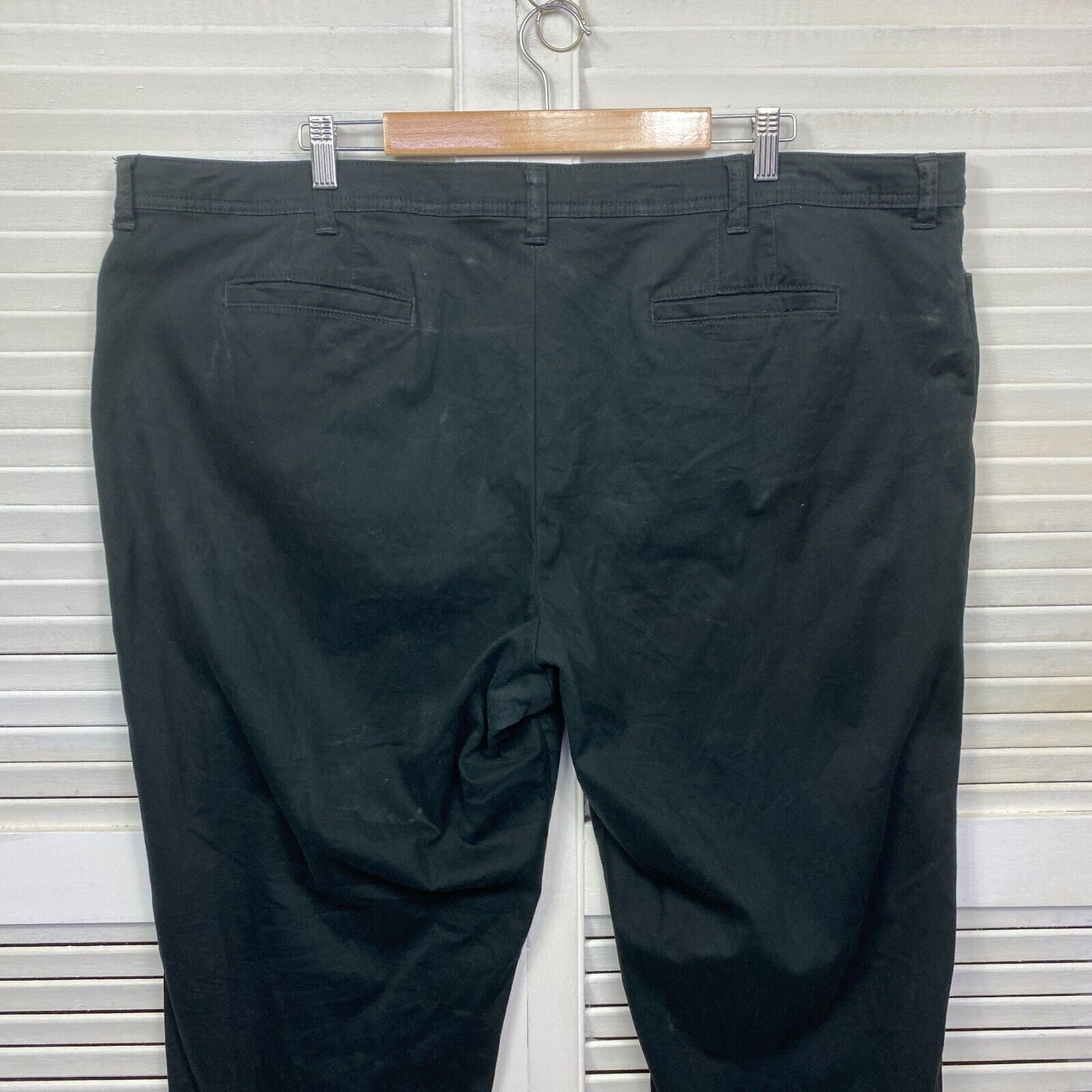 Riders by Lee Cropped Pants Size 24 Plus Shorten Cropped Length Black