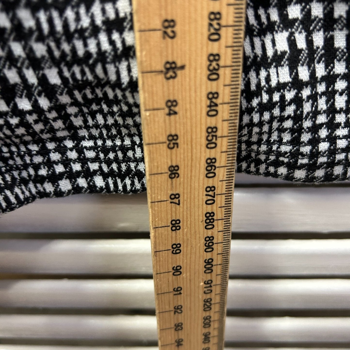 CCX City Chic Dress Size 14 XS Plus Grey Sleeveless Check