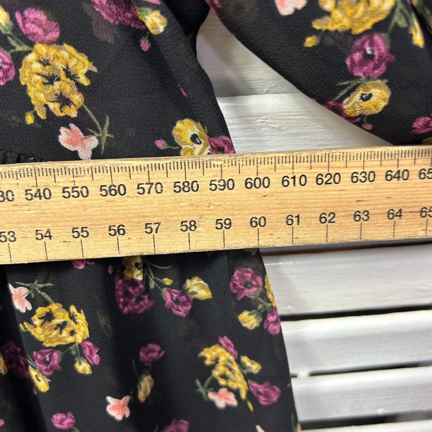 Torrid Dress Size 3 20 22 Long Sleeve Black Floral Sheer