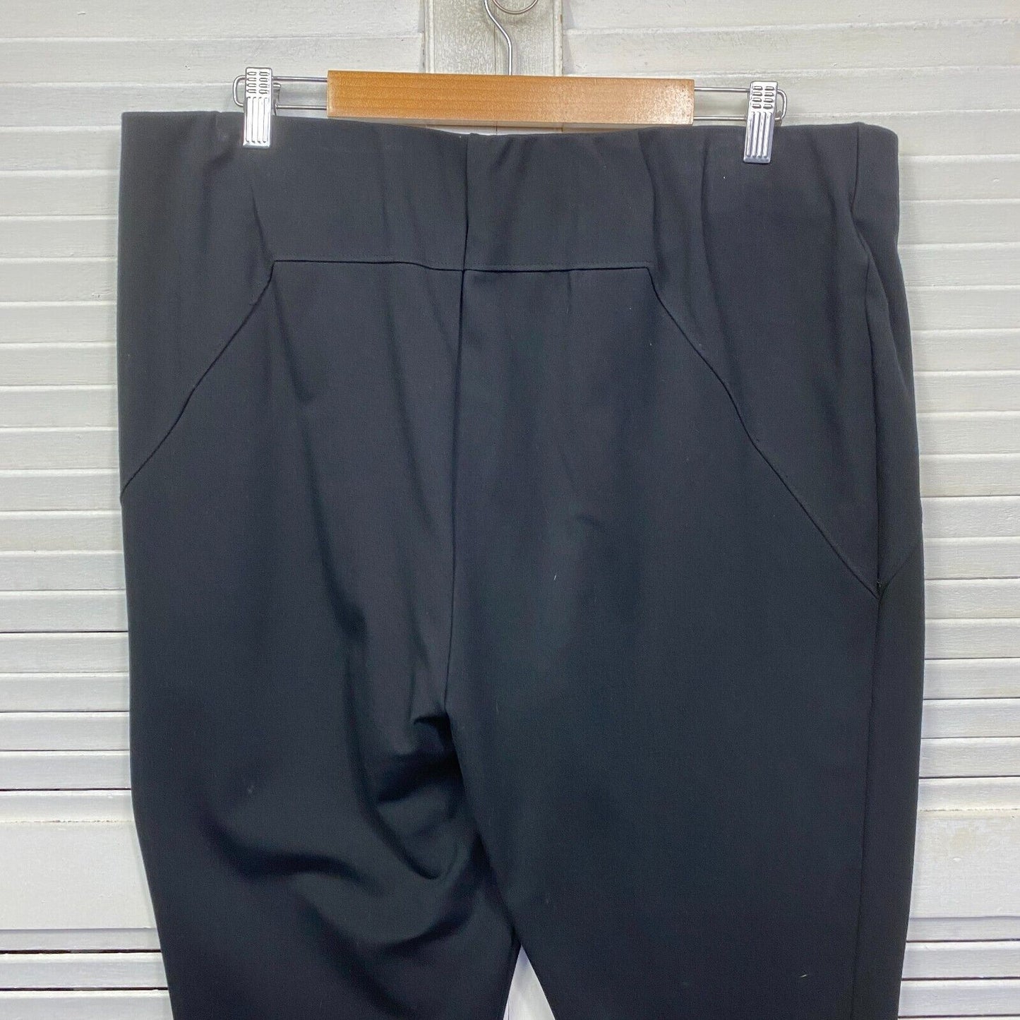 Katies Pants Size 2XL 18 Plus Black Pull On Office Workwear