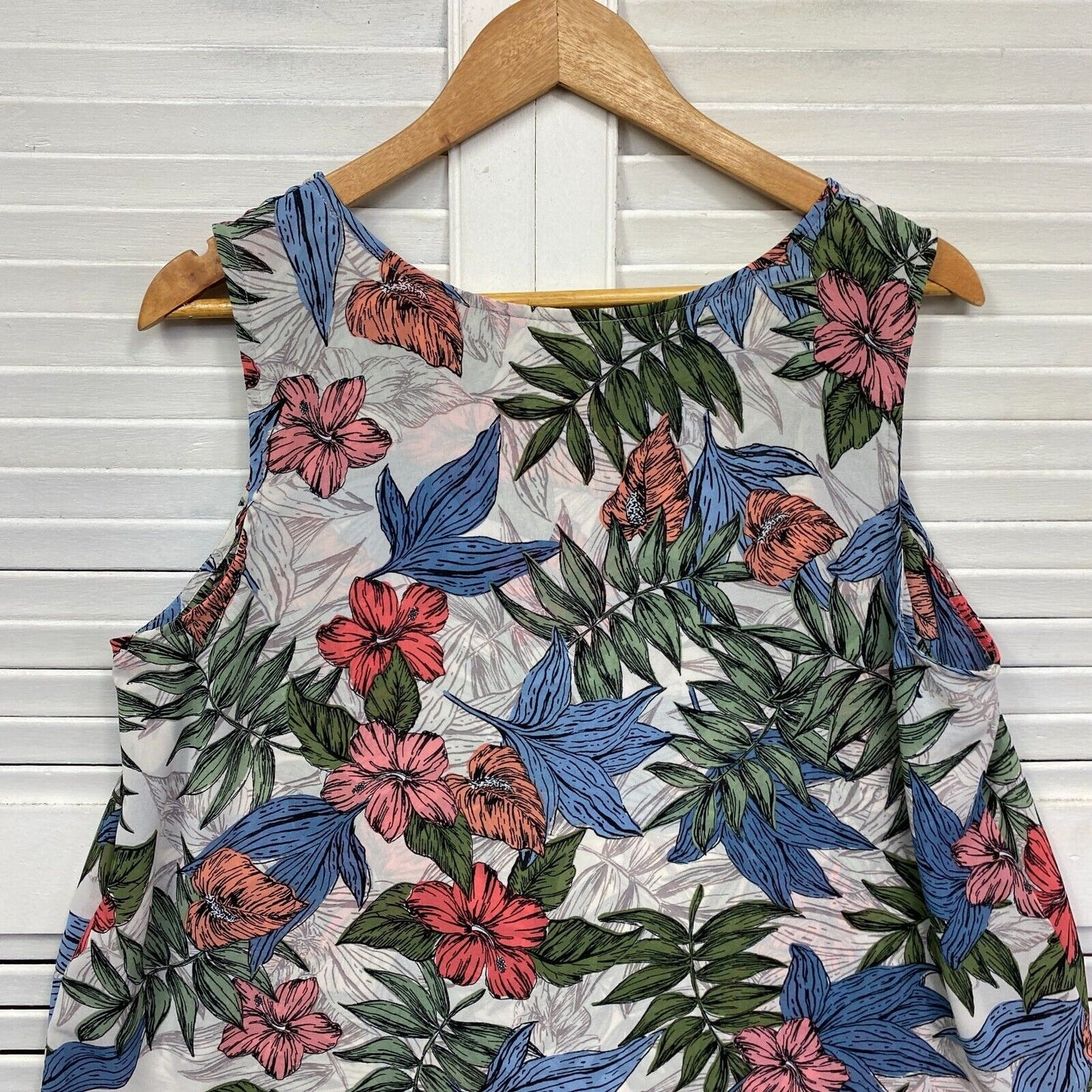 Katies Top Size 16 Floral Sleeveless Multicoloured Preloved