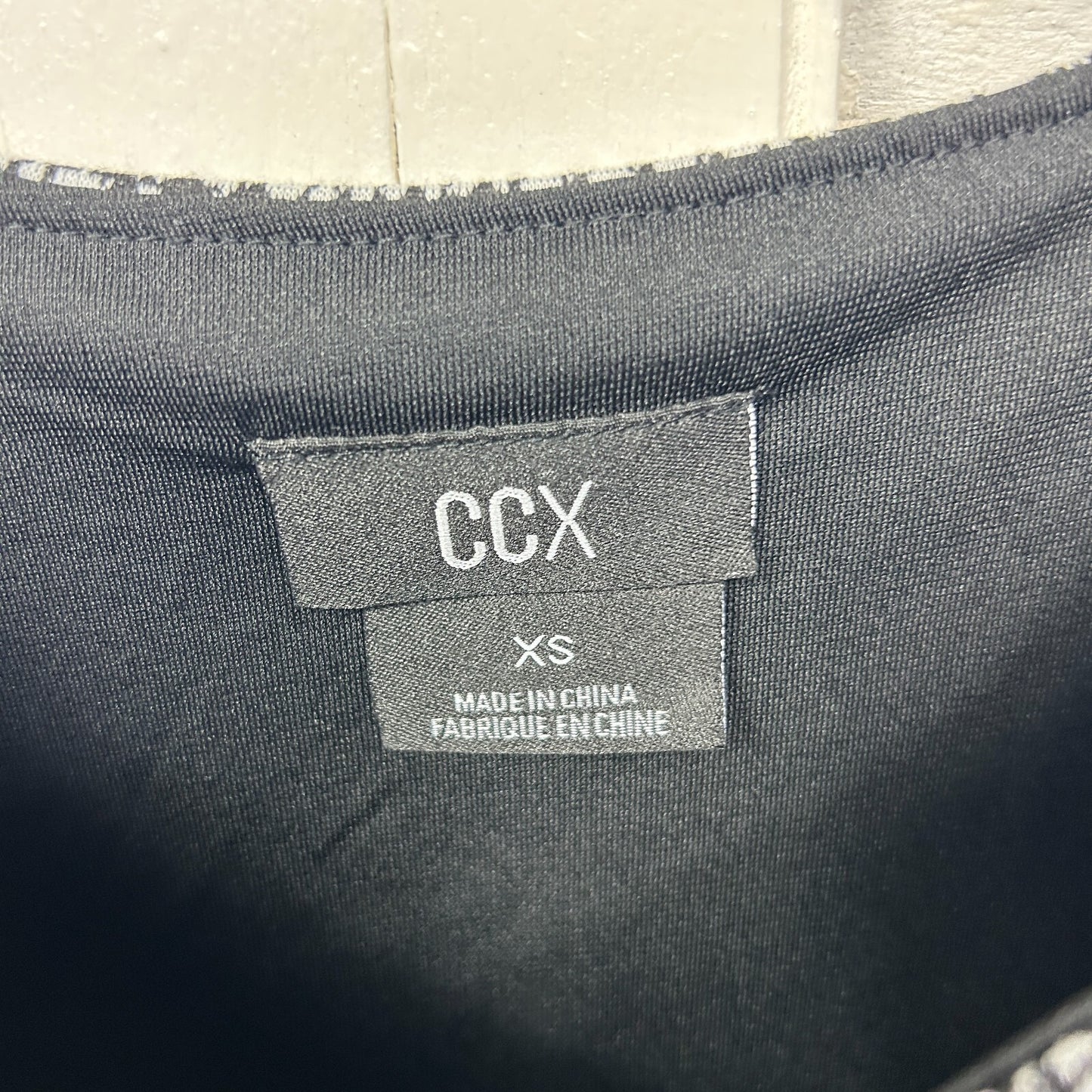 CCX City Chic Dress Size 14 XS Plus Grey Sleeveless Check