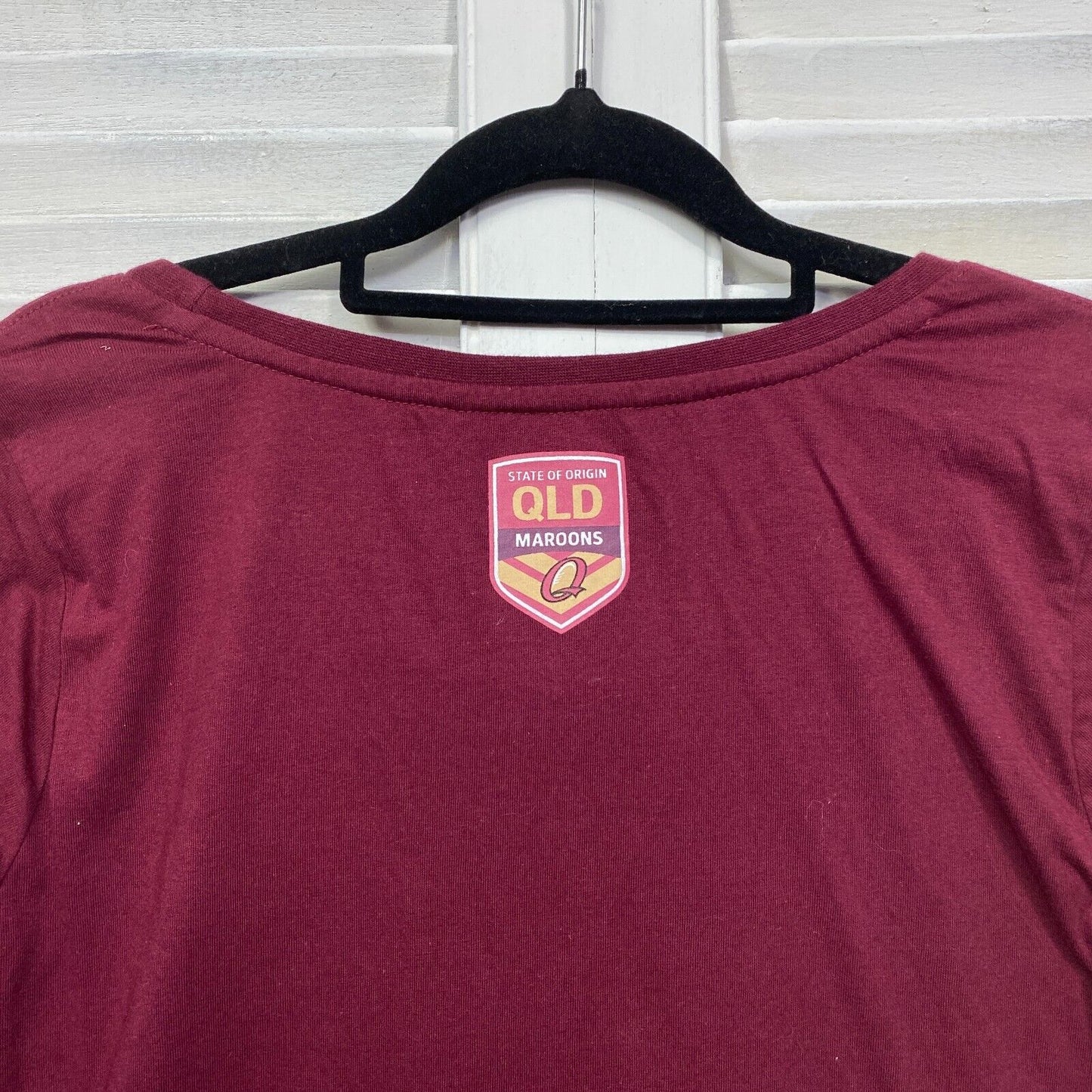 Queensland Maroons Womens Tshirt Size 14 NRL State of Origin New