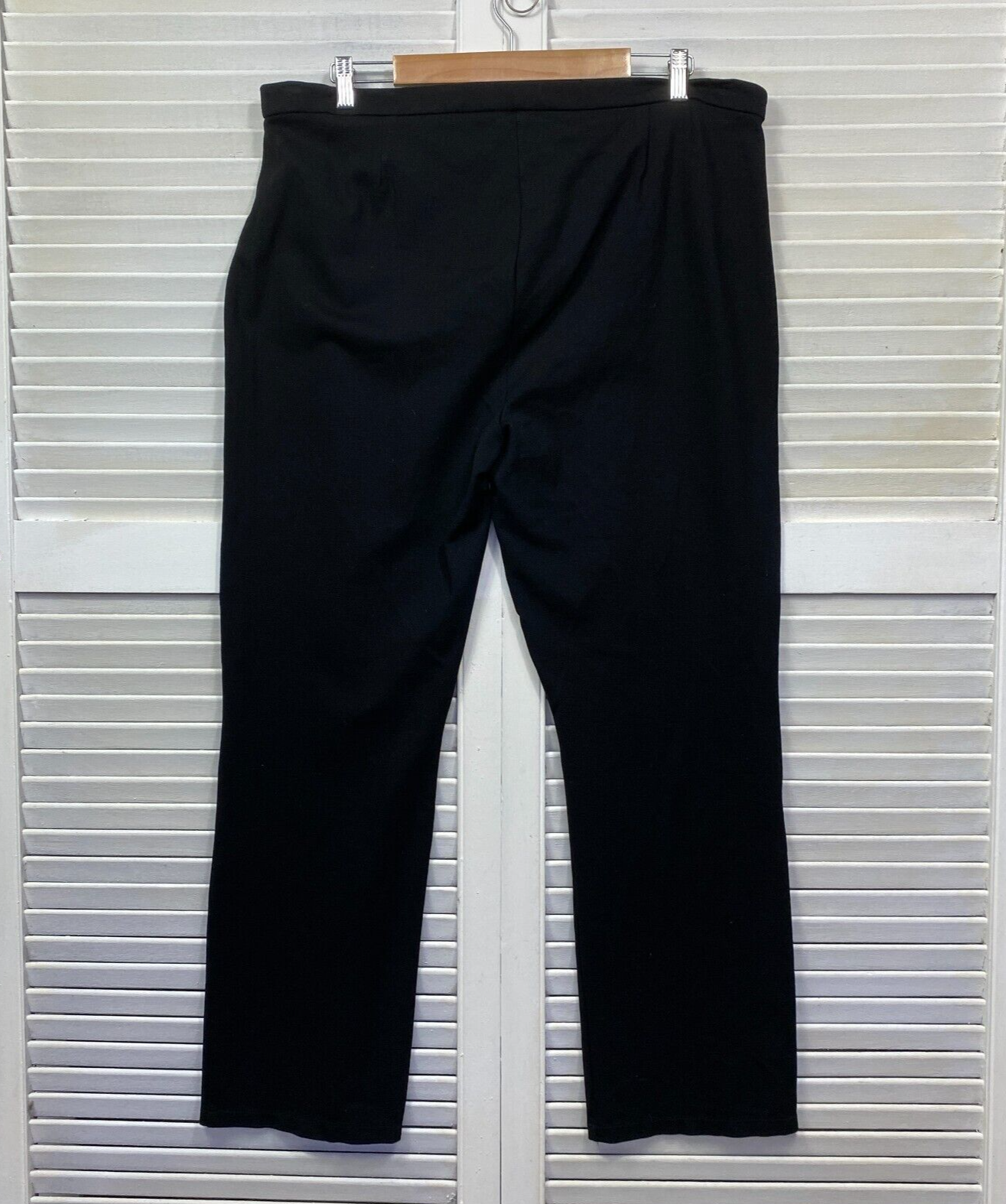 Liz Jordan Pant Size 16 Black Zip Fly Viscose Blend Office