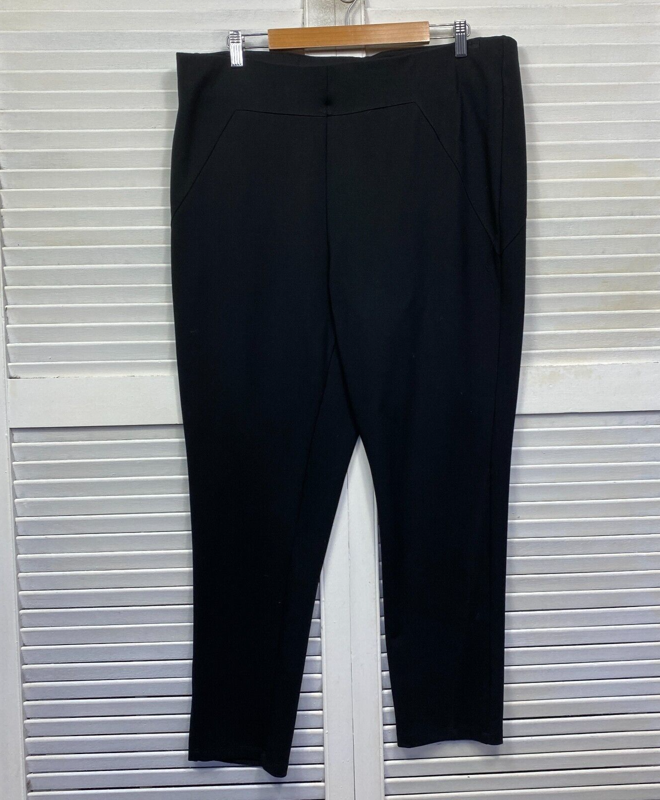 Katies Pants Size 2XL 18 Plus Black Pull On Office Workwear