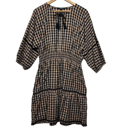 Pingpong Gingham Check Dress - Size 12
