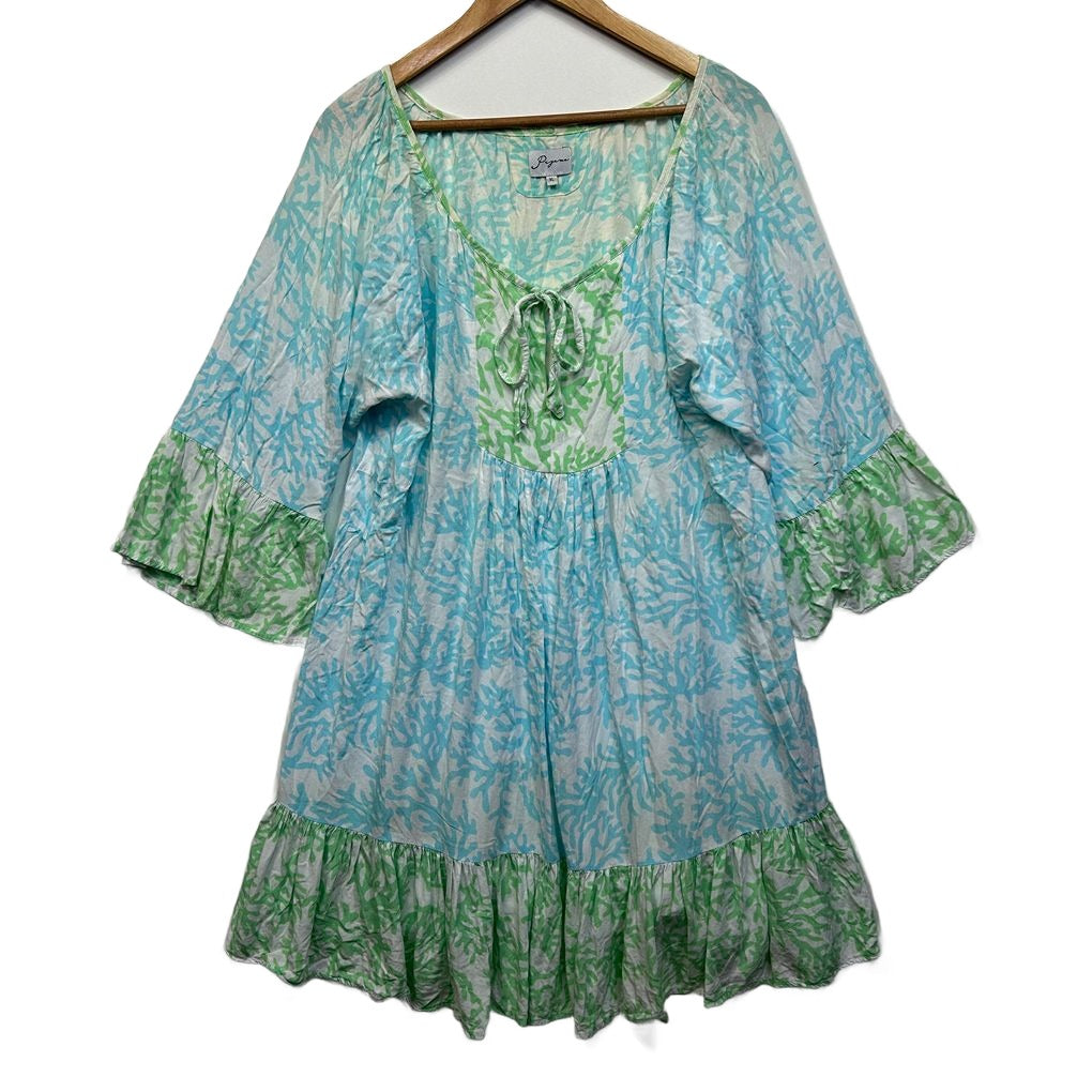 Piyama Blue Boho Dress - Size XL