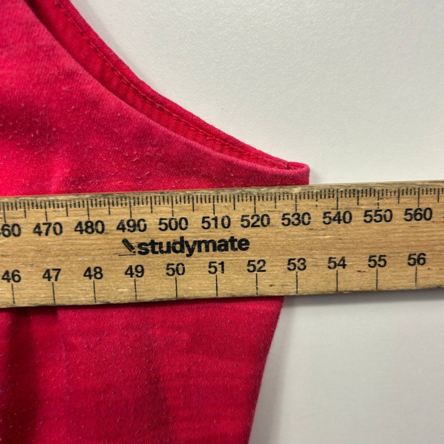 Autograph Dress Size 16 Plus Red Sleeveless Ombre Pockets Fit & Flare