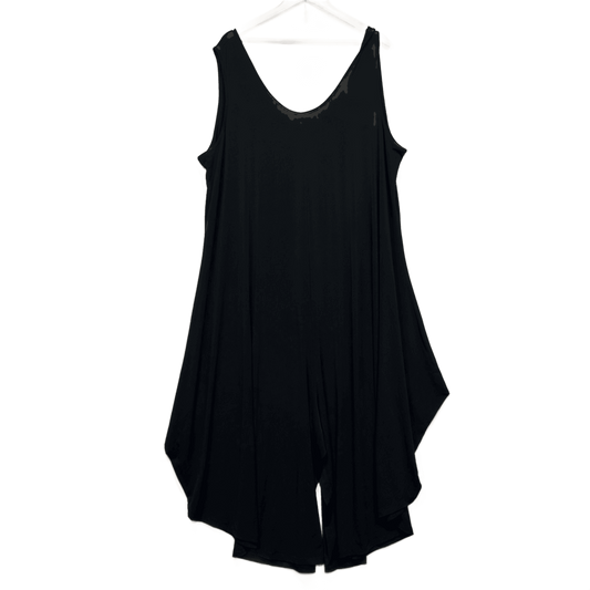 Taking Shape Sleeveless Jumpsuit Size 24 Black Solid Sleeveless New