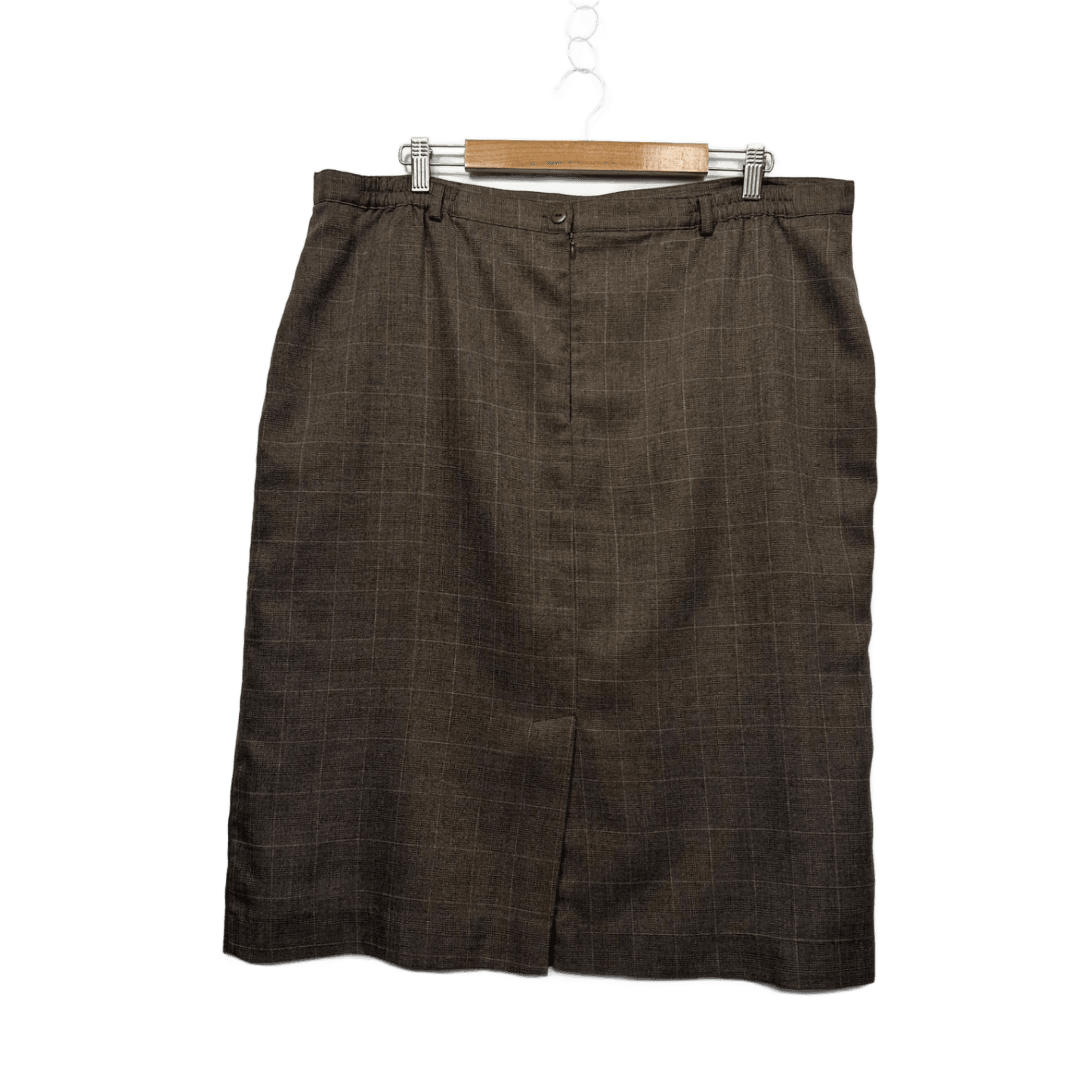 Vintage Millers Brown Pencil Skirt Size 20 Knee Length