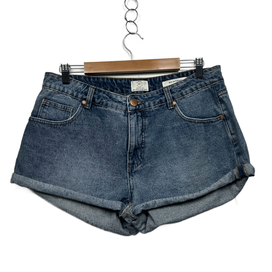 Cotton On Denim Shorts Size 14 Rolled Hem