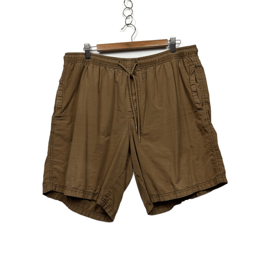 Mr Big Brown Relaxed Cotton Casual Shorts Chino Bermuda Size 4XL