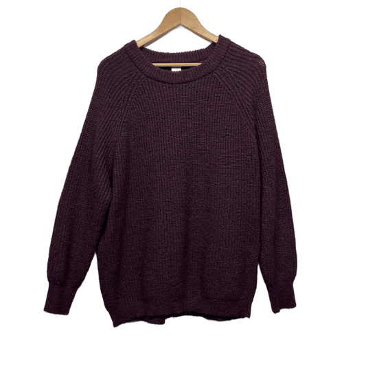 Anko Pullover Jumper Size 14-16 Purple Long Sleeve Knit