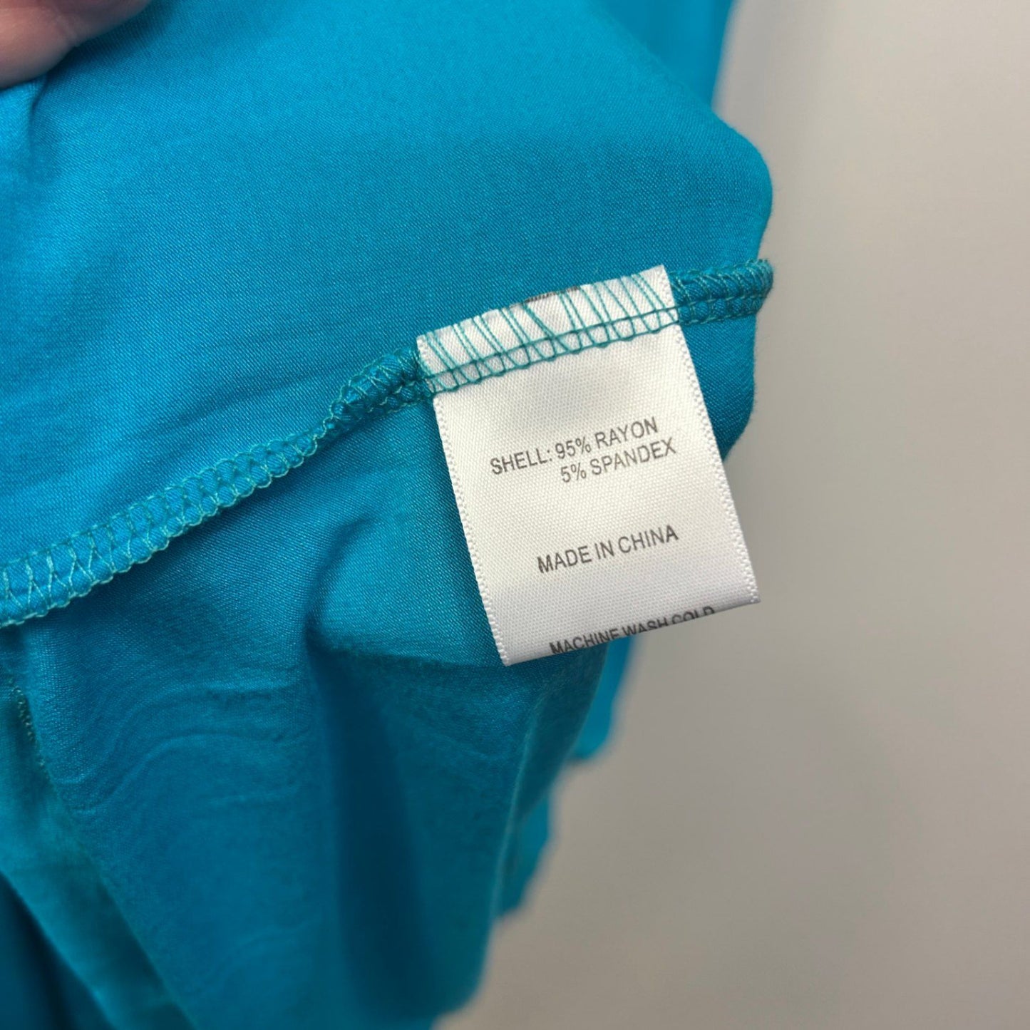 Curvaceous Maxi Skirt Size 26 28 Blue Long Length Stretch Rayon