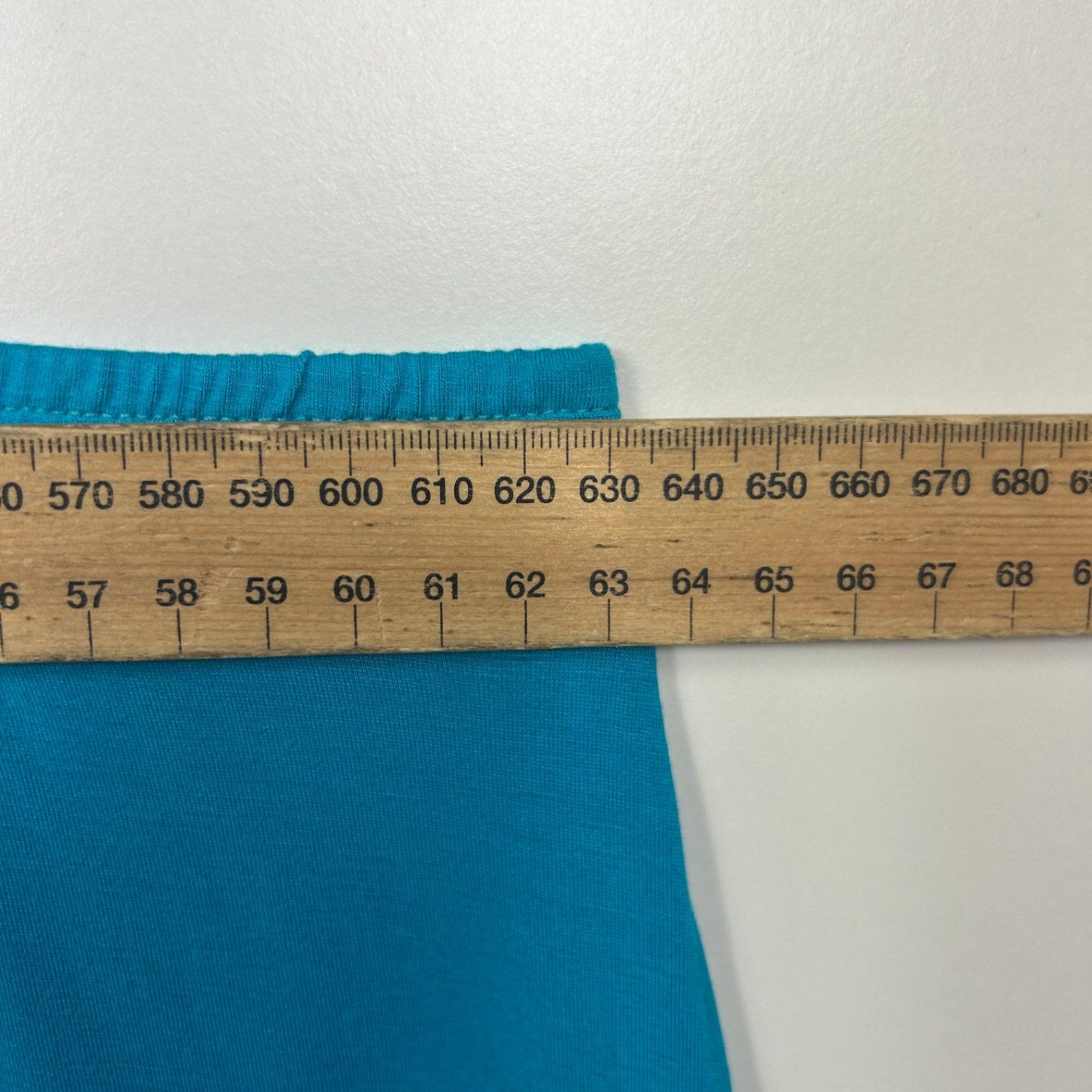 Curvaceous Maxi Skirt Size 26 28 Blue Long Length Stretch Rayon