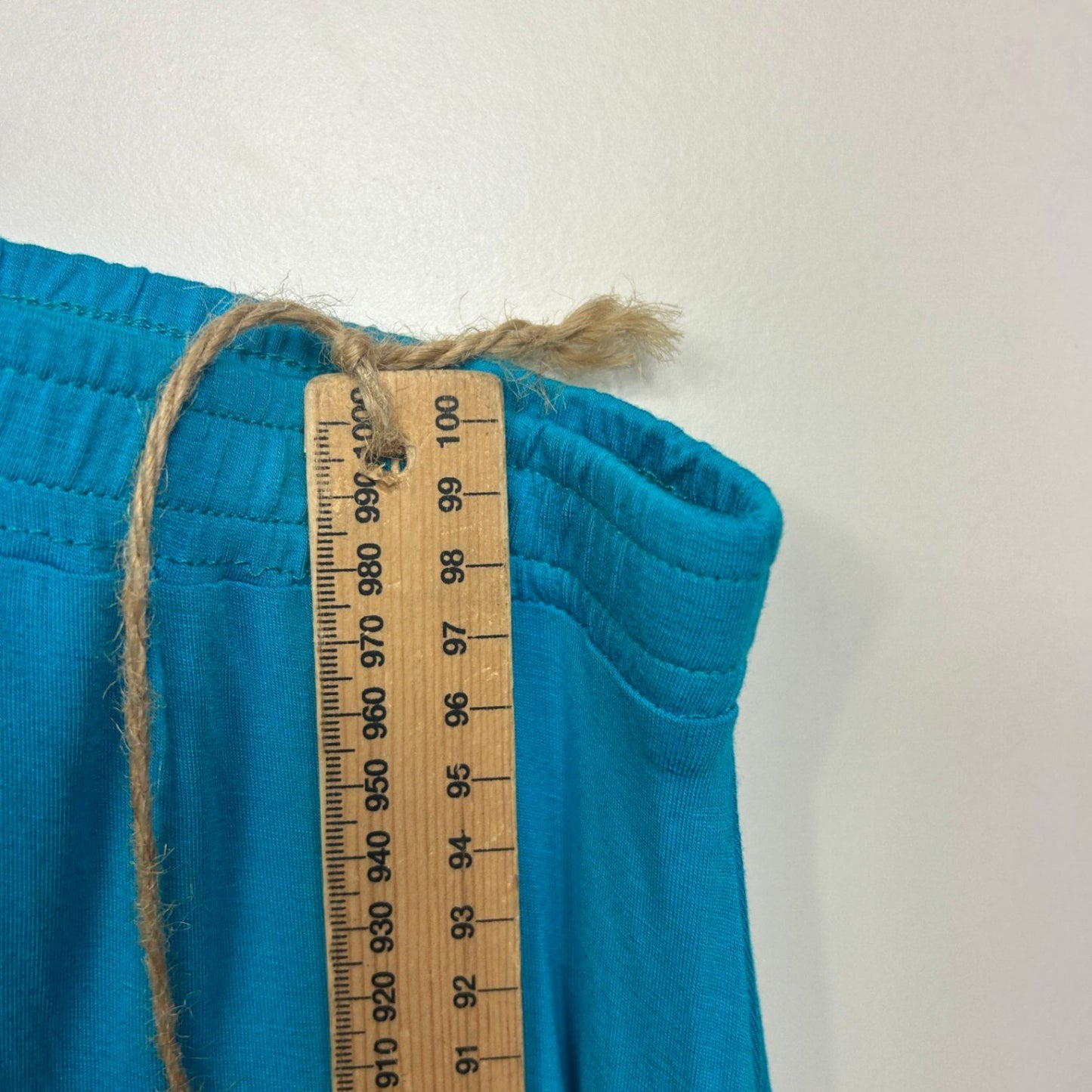 Curvaceous Maxi Skirt Size 26 28 Blue Long Length Stretch Rayon