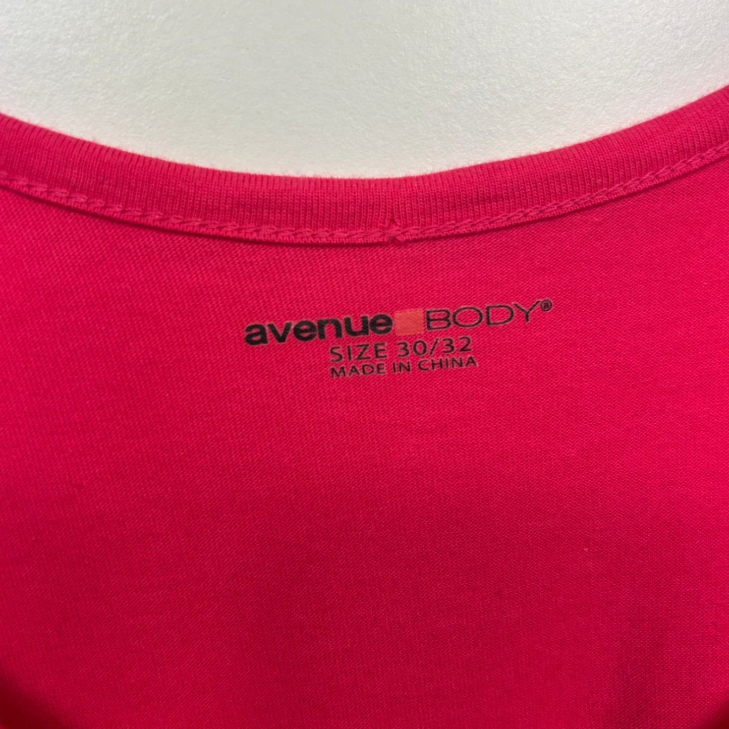 Avenue Body Plus Size Nightie Size 30 32 Pink Sleep Sleeveless Sleep