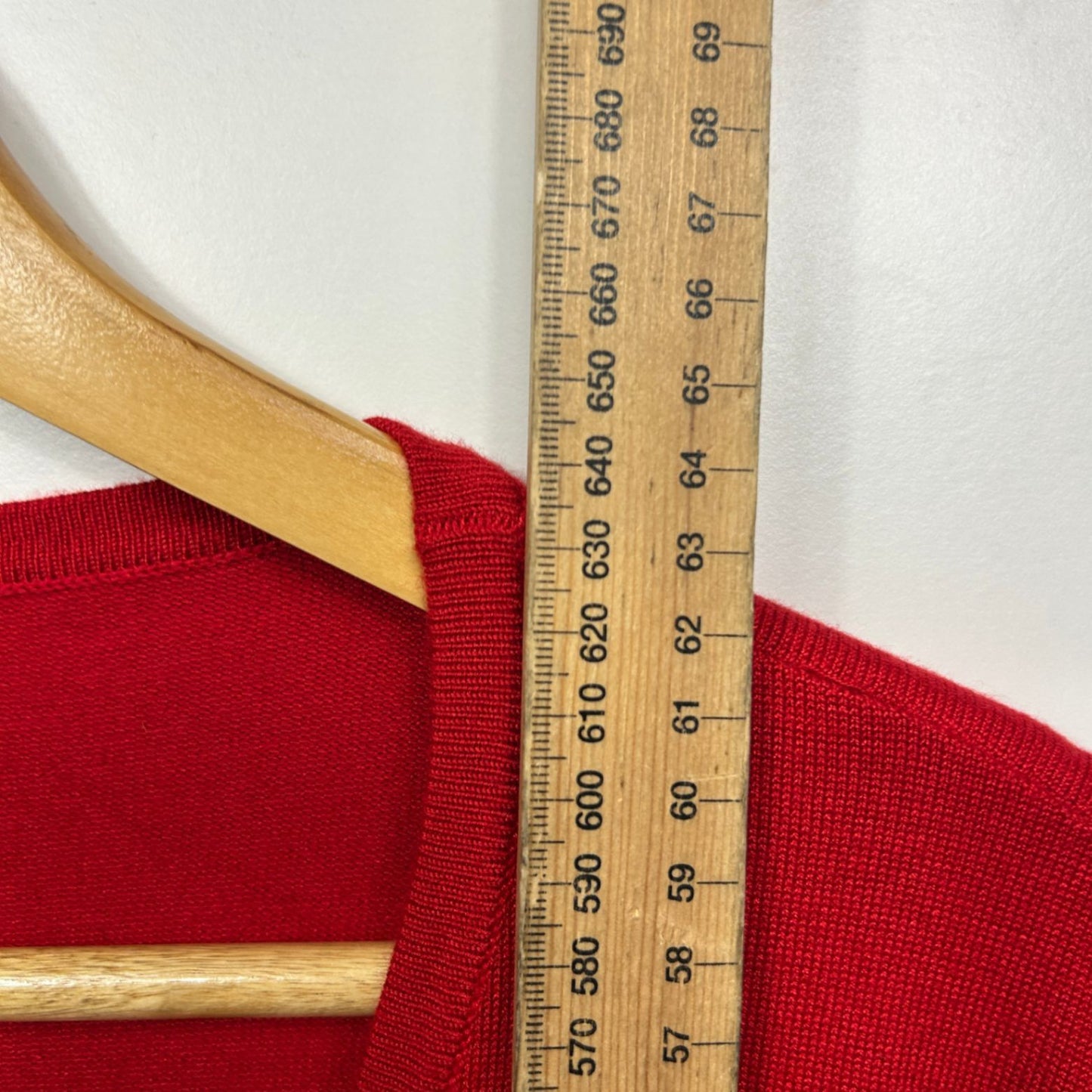 City Chic Cardigan Size 22 XL Plus Red Long Sleeve Knit Top