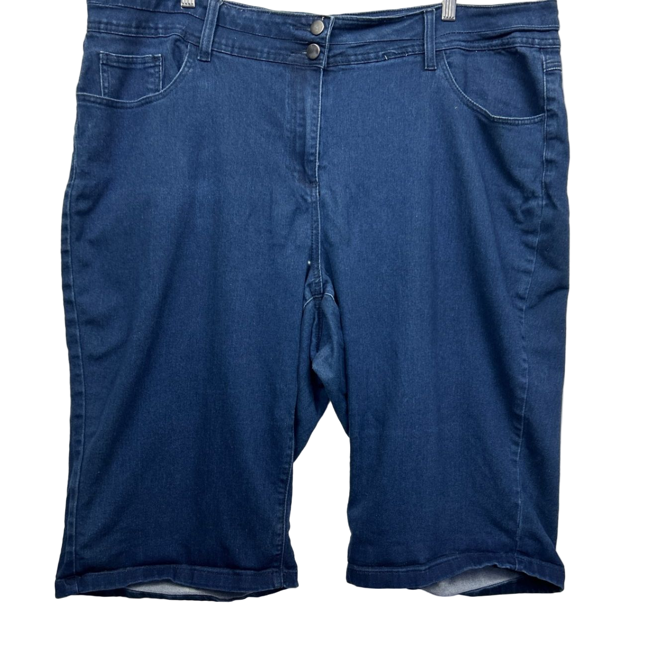 Beme Denim Shorts Size 24 Plus Pockets Blue