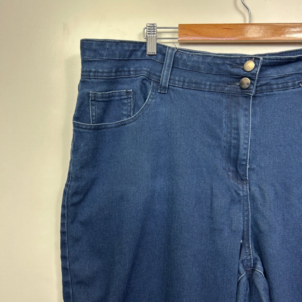 Beme Denim Shorts Size 24 Plus Pockets Blue