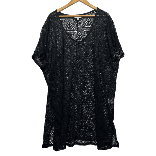 Autograph Kaftan Swim Cover Up Dress Size 20 Black