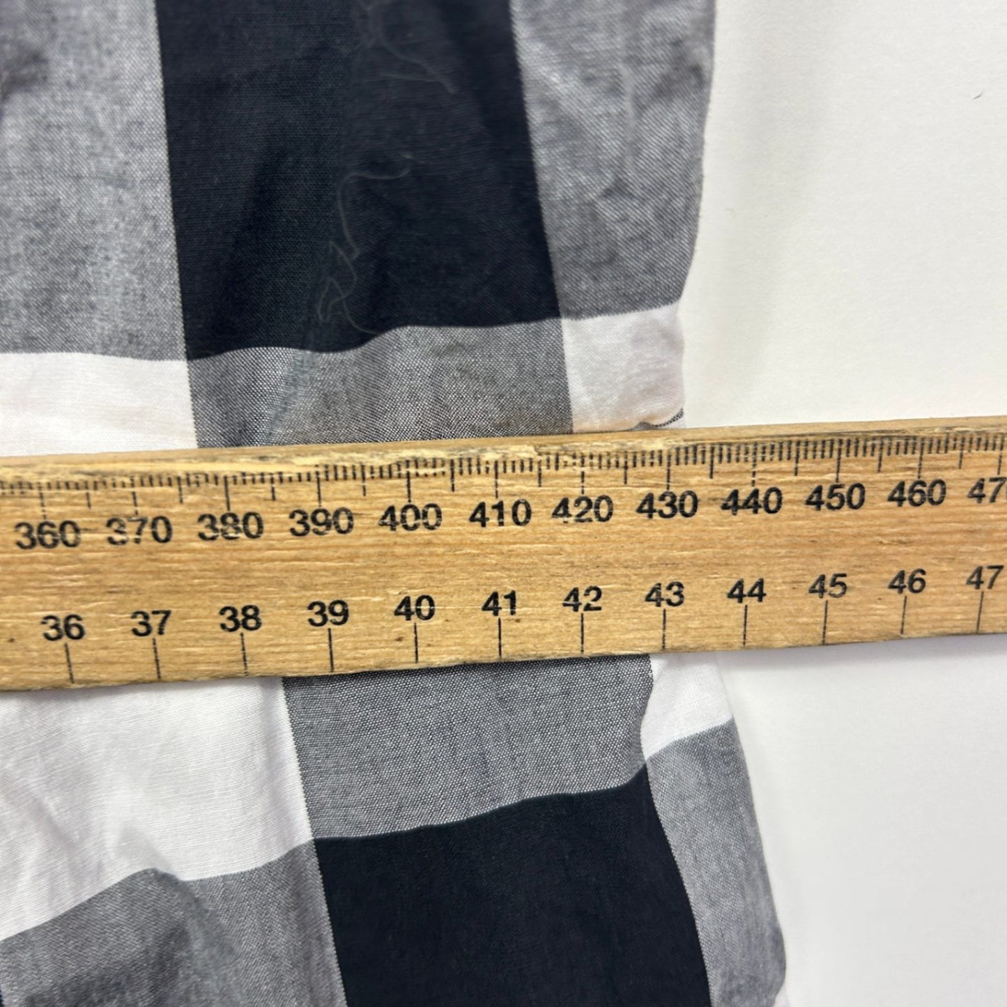 Sara Sleeveless Fit and Flare Dress Size 16 Black White Check Midi Length