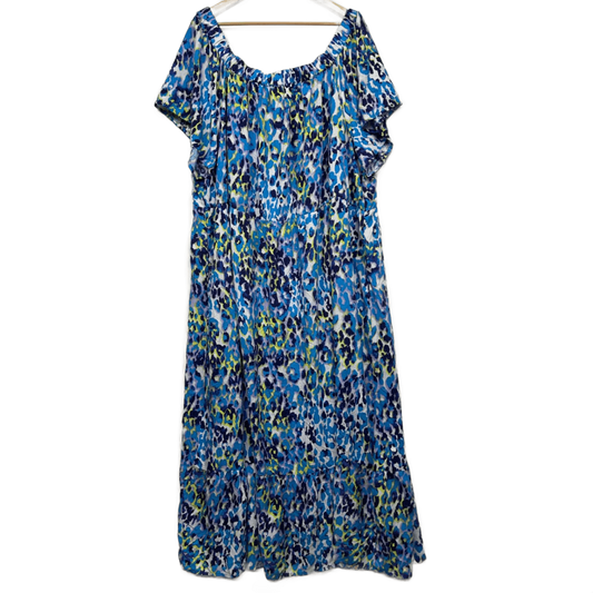 New Autograph Maxi Dress Viscose Short Sleeve Maxi Off the Shoulder Size 26