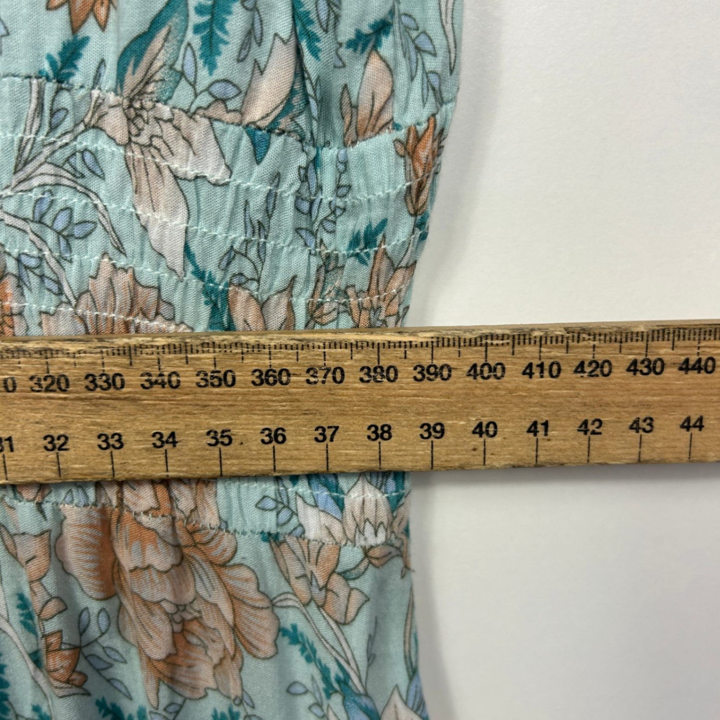 M&L Fashion Maxi Boho Dress Size 20 Floral Multicoloured Hi Low Hem Short Sleeve