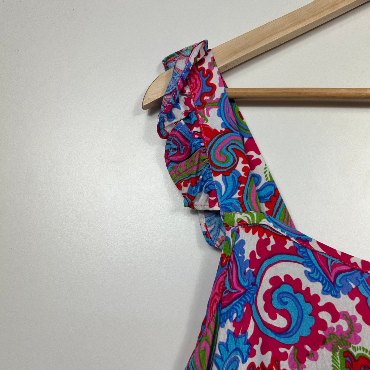 Label of Love Maxi Dress Size 14 Large Multicoloured Sleeveless Paisley Print