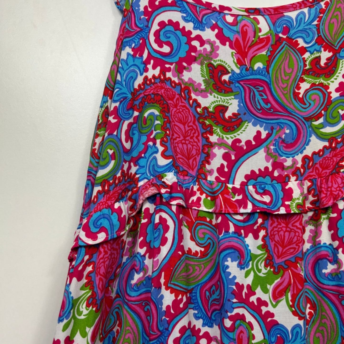 Label of Love Maxi Dress Size 14 Large Multicoloured Sleeveless Paisley Print